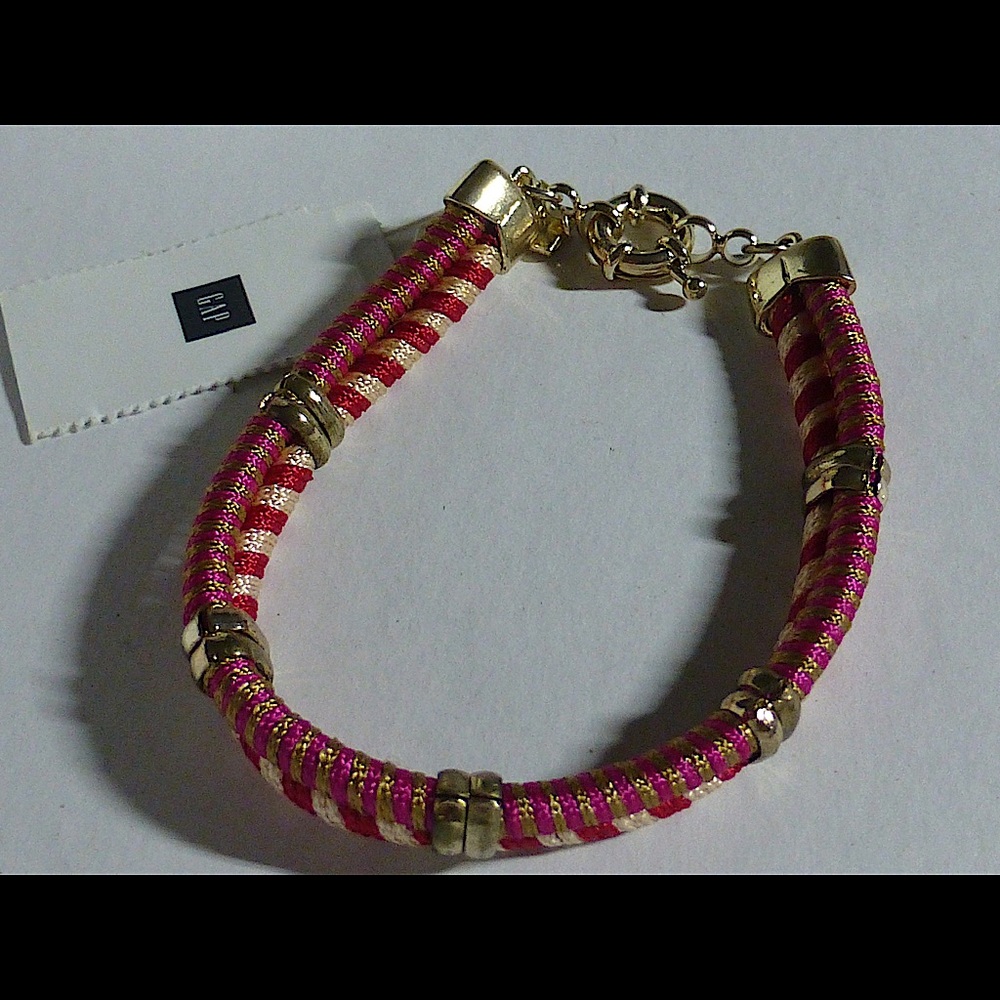 Gap bracelet BNWT imported from US pink&gold